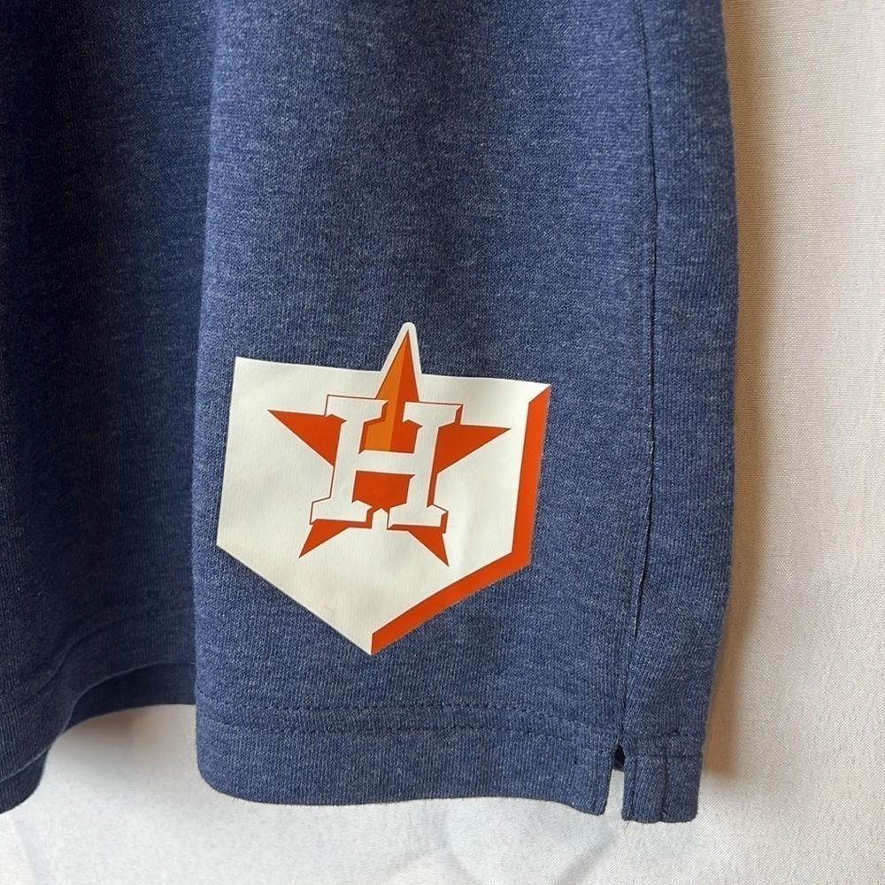 Majestic MLB Astros French Terry Shorts with Drawstring Blue NWT Size XXL - Picture 2 of 12